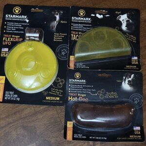 STARMARK ~ Set of 3 Training & Behavior Activities ~ Dog Toys ~  NWT